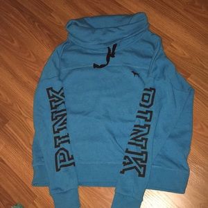 Pink Victoria’s Secret Cowl Neck Sweatshirt size L